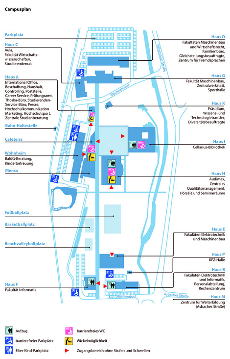 Hochschule Schmalkalden Übersicht Campus