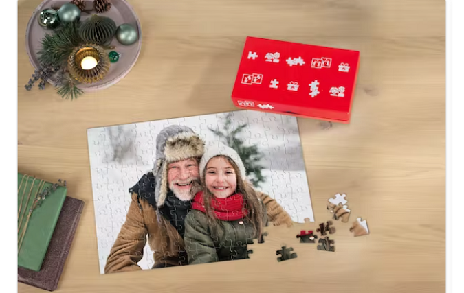 Weihnachtsgeschenkideen für Großeltern Fotogeschenk