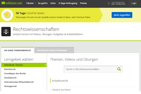lernvideos jura rechtswissenschaft sofatutor
