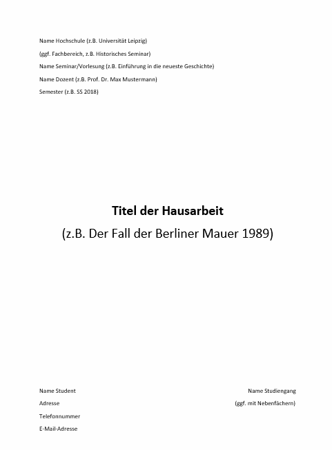 Die Wissenschaftliche Hausarbeit Teil 2 Zitieren Und Formaler Aufbau Uniturm Magazin Uniturm De