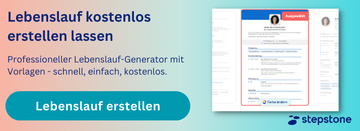 Stepstone Lebenslauf Generator