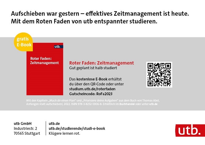 Kostenloses E-Book zum Thema Prokrastination