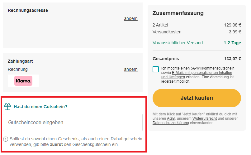 rebuy rabattcode einlösen